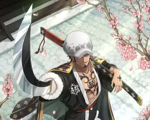 Trafalgar Law One Piece Wano 4k Outfit Wallpaper