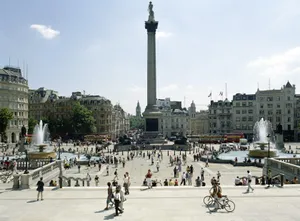 Trafalgar Square Nelson Column Tower Wallpaper