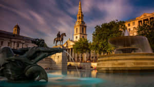 Trafalgar Square St Martin Baptist Church Wallpaper