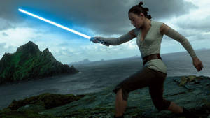 Training Rey The Last Jedi Star Wars Wallpaper