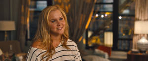 Trainwreck Amy Schumer Striped Shirt Wallpaper