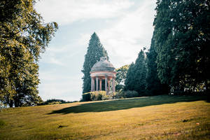 Tranquil Moment In Roundhay Park, Yorkshire Wallpaper