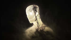 Transparent Head Glowing Wallpaper