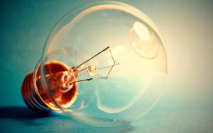 Transparent Light Bulb Wallpaper