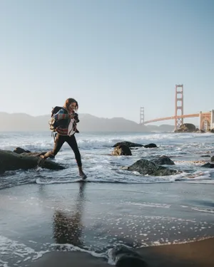 Travel On The Beach Wallpaper