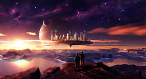 Travel The Enchanting Depths Of Outer Space Wallpaper