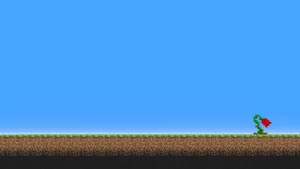 Traversing A Wildlife-rich Environments: Exploring And Building In Minecraft's Grass Biome Wallpaper