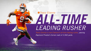 Travis Etienne In Action Wallpaper