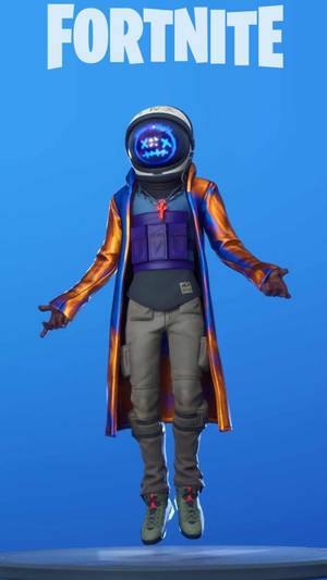 Travis Scott Fortnite Blue Combat Vest Wallpaper