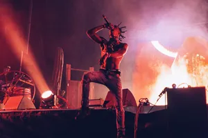 Travis Scott Jack Boys On Stage Wallpaper