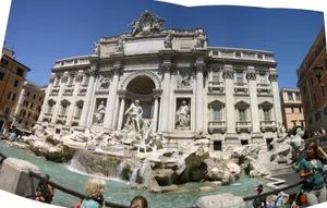 Trevi Fountain One Of Rome's Wonder Wallpaper
