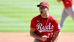 Trevor Bauer For Cincinnati Reds Wallpaper