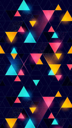 Triangle Art In A Portrait Wallpaper