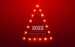 Triangle Lights New Year 2022 Wallpaper