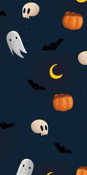 Trick-or-treat With This Cute Halloween Phone Wallpaper