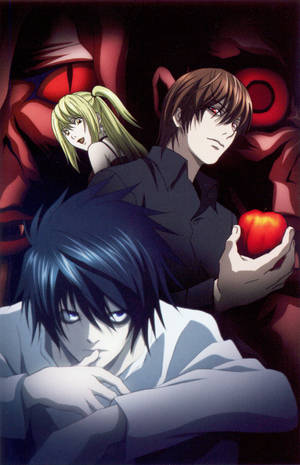 Trio Death Note Iphone Wallpaper