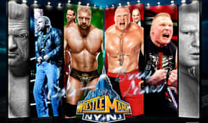 Triple H And Brock Lesnar 2013 Wallpaper