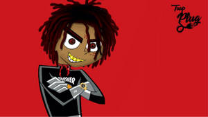 Trippie Redd Animated Art Wallpaper