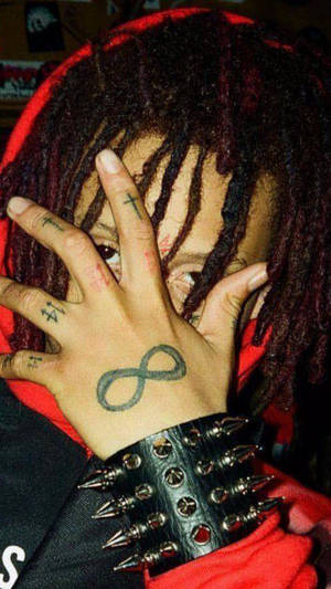 Trippie Redd Spiky Wrist Band Wallpaper