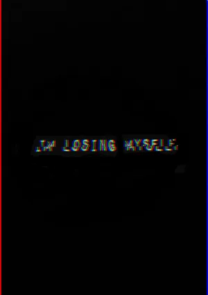Trippy Dark Aesthetic Losing Quote Wallpaper