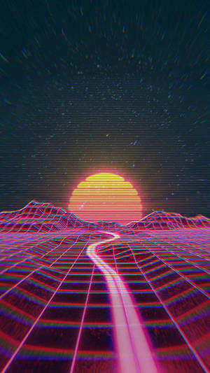 Trippy Lo Fi Iphone Wallpaper