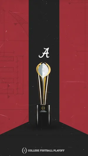 Trophy Alabama Football Iphone Wallpaper