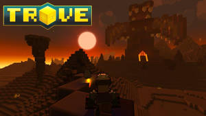 Trove Brown Dungeon Wallpaper