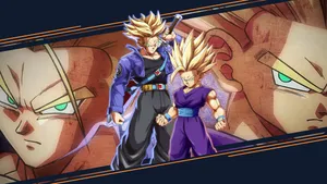 Trunks Fights To Take On The Opponent Wallpaper