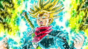 Trunks Powerful Blasts Wallpaper