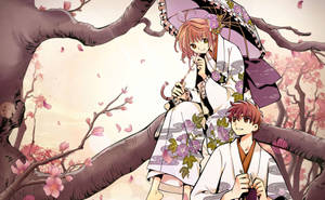 Tsubasa Reservoir Chronicle Sakura And Syaoran Wallpaper