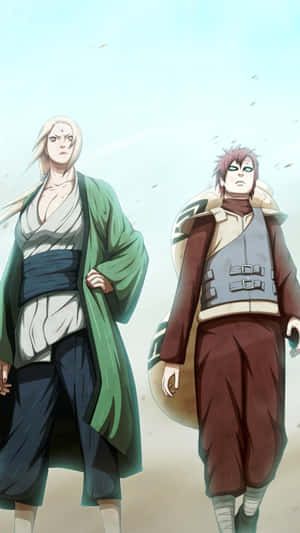 Tsunade And Gaara Iphone Wallpaper