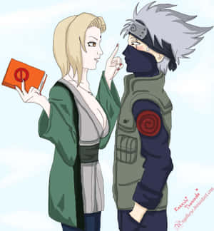 Tsunade And Kakashi Iphone Wallpaper