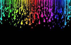 Tumblr Colorful Teardrops Art Wallpaper