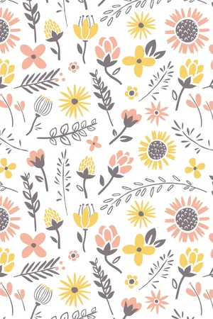 Tumblr Floral Patterns Wallpaper
