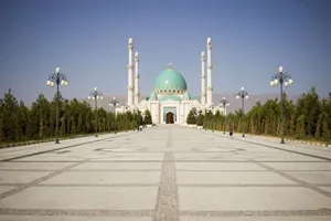 Turkmenistan Saparmurat Hajji Mosque Wallpaper