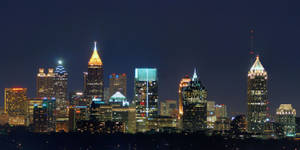 Turner Broadcasting Tower In Atlanta Wallpaper