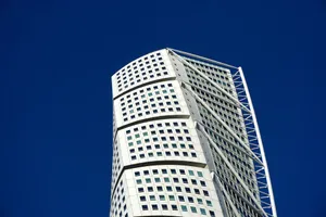 Turning Torso Top Blue Sky Wallpaper