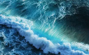 Turquoise_ Ocean_ Waves_4 K_ U H D.jpg Wallpaper