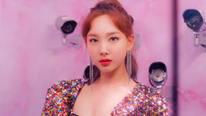 Twice Nayeon Sequin Dress Wallpaper