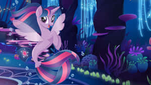 Twilight Sparkle Seapony Mermaid Wallpaper