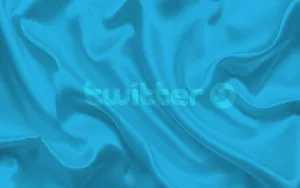 Twitter Satin Blue Wallpaper