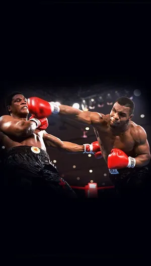 Two Boxers Fighting In The Ring Wallpaper