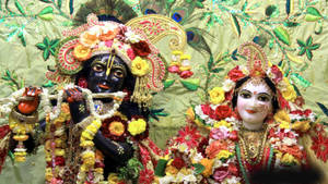 Two Dark Krishnas Wallpaper