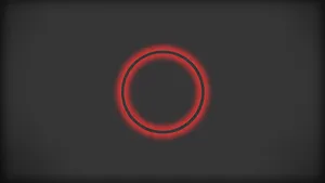 Two Glowing Red Circles Wallpaper