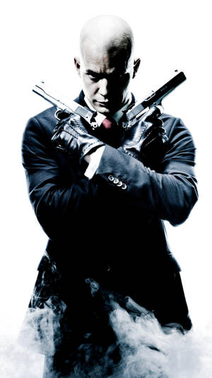 Two Guns Hitman Iphone Wallpaper