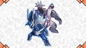 Two Legendary Pokémon Meet: Dialga And Palkia Wallpaper