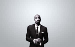 Two Powerful Forces In Rap Unite - 2pac And Biggie Wallpaper