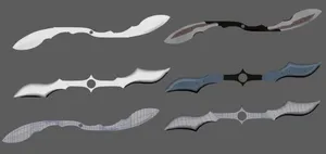 Two-sided Boomerang Blades Wallpaper