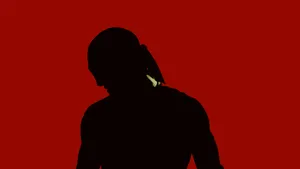 Two-toned Daredevil Abstract Wallpaper