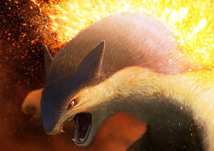 Typhlosion Close Up Hd Wallpaper